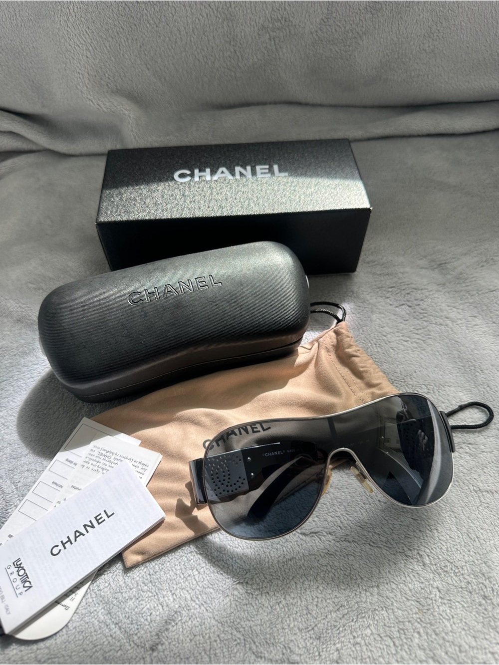 Vintage CHANEL Aviator Sunglasses